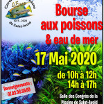 bourse aux poissons et eau de mer