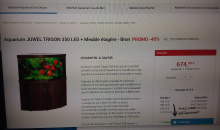 aquarium JUWEL TRIGON   350 L