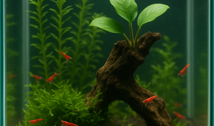 aquarium 15l Crevettes Red Cherry
