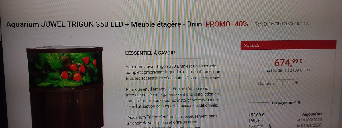 aquarium JUWEL TRIGON   350 L