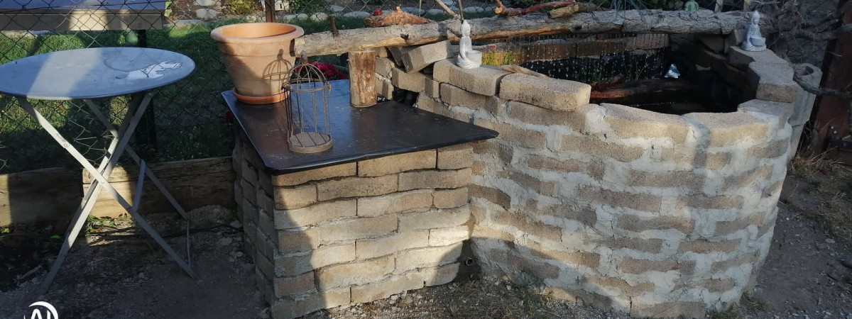 aquarium Bassin extérieur fabrication maison